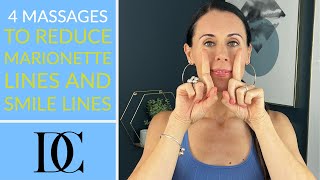 4 Massages To Reduce Marionette Lines And Smile Lines [upl. by Liebermann]