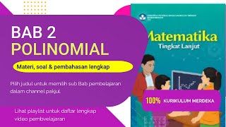 Perkalian polinomial kelas 11 kurikulum merdeka [upl. by Aseretairam]