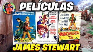 Las MEJORES PELICULAS del viejo OESTE PROTAGONIZADAS por James Stewart [upl. by Ayimat143]