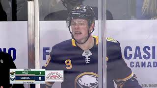 Jack Eichel quotfightsquot Joel Eriksson Ek [upl. by Whall]