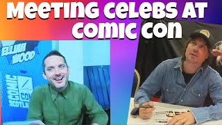 Meeting the Celebs at Scotland Comic Con 2023 [upl. by Ytram339]