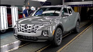 New Hyundai SANTA CRUZ 2022  PRODUCTION plant in USA this is how its made [upl. by Ikram]