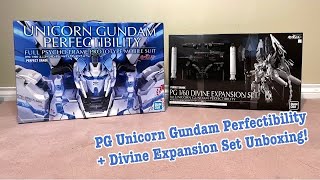 UNBOXING PG Unicorn Gundam Perfectibility  Divine Expansion Set [upl. by Vanden648]