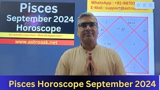 Pisces Horoscope September 2024 Pisces Ascendant September 2024Pisces ascendant September 2024 [upl. by Eneloj]