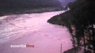 Tallowa Dam Floods During Build  Australia [upl. by Leinehtan]