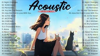 Best Acoustic Songs 2023 🌻 Top English Acoustic Love Songs Cover 2023 🌻 Acoustic Playlist [upl. by Wehttam363]