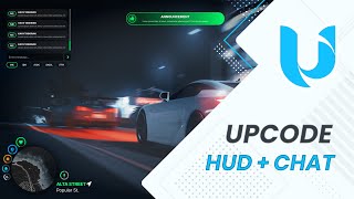 HUD  CHAT for Fivem  Advanced HUD Script ESX amp QBCore [upl. by Adai]