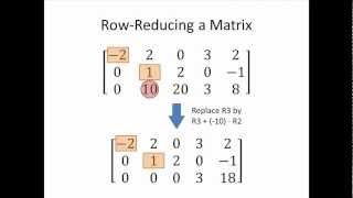 Elementary Linear Algebra Echelon Form of a Matrix Part 2 [upl. by Marchese]