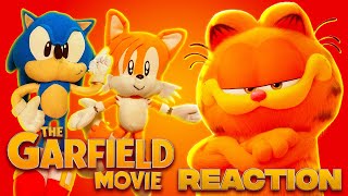 SonicWhacker55  The Garfield Movie Trailer REACTION [upl. by Adnohsor]