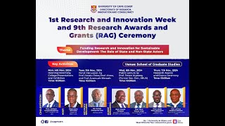 UCC 1ST RESEARCH AND INNOVATION WEEK AND 9TH RESEARCH AWARDS AND GRANTS CEREMONY 2024 [upl. by Assetal713]