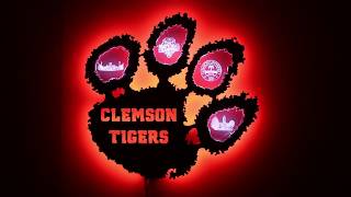 Lightup Clemson Tiger Paw [upl. by Berky]