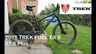 Trek Fuel EX 8 275 Plus REVIEW and TEST RIDE [upl. by Eizus414]