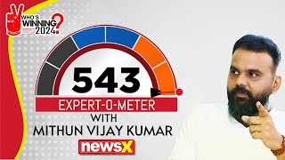 Whos Winning 2024  The ExpertOMeter  Mithun Vijay Kumar  NewsX [upl. by Herbst]