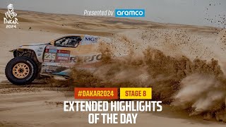 Extended highlights of Stage 8 presented by Aramco  Dakar2024 [upl. by Ddal]