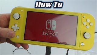 How to Setup the Nintendo Switch Lite for Beginners [upl. by Derfnam216]