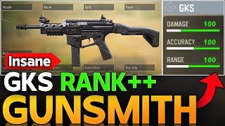 BEST GKS GUNSMITH IN CALL OF DUTY MOBILE INSANE GKS RANK BUILD IN COD MOBILE [upl. by Eiramac]