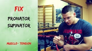 FIX FOREARM PAIN Get rid of pain in pronator and supinator muscle or tendon [upl. by Anifares]