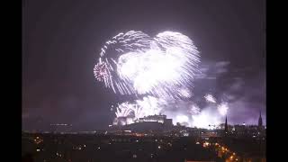 Edinburgh Hogmanay Fireworks 2013 Timelapse [upl. by Megan]