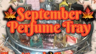 🍁September Perfume Tray [upl. by Enak]