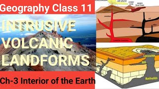 INTRUSIVE VOLCANIC LANDFORMSCLASS 11ENRICH GEOGRAPHY [upl. by Enilegnave]