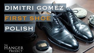 First Shoe Polish Dimitri Gomez Cap Toe Oxfords [upl. by Eurd]