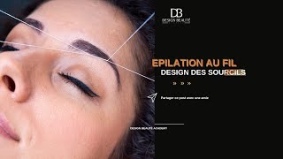 Epilation au fil est essentiel pour tracer un design des sourcil parfait [upl. by Eisele]