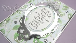 Water Coloured Leafy Embossing Folder [upl. by Aisenet144]