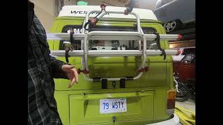 VW Bus  Fiamma Bike Rack  Installation and Review [upl. by Iaria434]