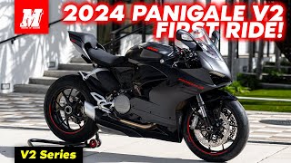 2024 Ducati Panigale V2 First Ride amp Impressions [upl. by Maddi540]