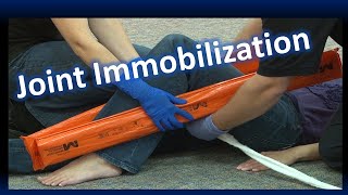 Joint Immobilization for EMTs BLS [upl. by Schoenfelder]