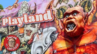 Rye Playland  Three Amazing Dark Rides Plus Coasters and More [upl. by Rothenberg]