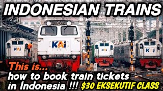 HOW TO BOOK TRAIN TICKETS ONLINE IN INDONESIA VIA KAI ACCESS 2024 [upl. by Hairom768]