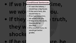 Conditional Sentences in English  Daily Use English Sentences shorts [upl. by Ferdinana]