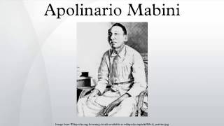 Apolinario Mabini [upl. by Ewolram]