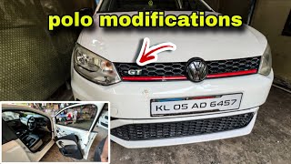 POLO MODIFICATIONS🤩 folding mirrors installing😎 [upl. by Verity624]