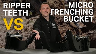 RIPPER TOOTH VS MICRO TRENCHING BUCKET  Common misuses [upl. by Nitsoj851]