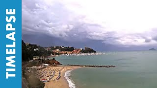 Autunno a Lerici  Maltempo in Time Lapse x2  8 Ottobre 2024 [upl. by Ayt457]