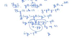 Variation of parameters firstorder differential equations [upl. by Ecilahc]