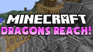 Minecraft Build Dragons Reach  Feat PotatoOrgy Skyrim Build [upl. by Bobbe]