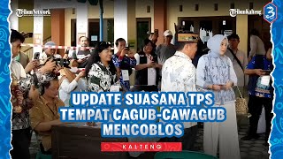 Suasana Terkini di TPS Yang Akan Menjadi Tempat CagubCawagub Mencoblos Warga Terlihat Antusias [upl. by Wilsey]