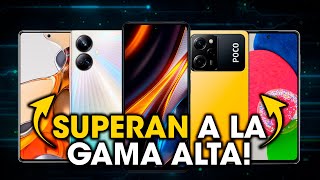 5 GAMAS MEDIA que SUPERAN a la GAMA ALTA [upl. by Dania]