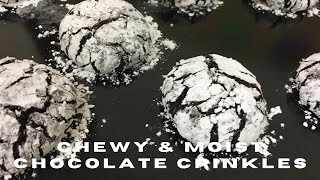 Choco Crinkles Recipe  Chewy amp Moist [upl. by Aneerbas]