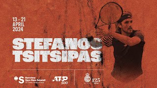 Stefanos Tsitsipas will play the Barcelona Open Banc Sabadell 2024 [upl. by Neilla548]