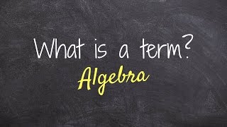 What is a term in Algebra [upl. by Teddman]