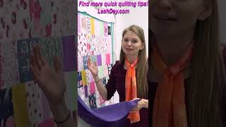 Use Minky Fabric as Your Quilt Backing A Quick Quilting Tip Video [upl. by Hainahpez]