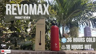 Revomax Vacuum Insulated Flask  36 Hours Cold amp 18 Hours Hot Test [upl. by Kayne784]