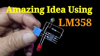 Amazing Idea Using Thermistor amp LM358 diy electronics Shakti Tech Shakti [upl. by Atinob]