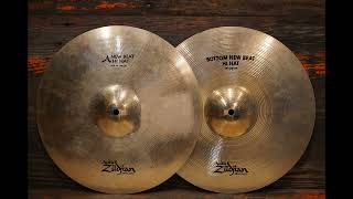 Zildjian 14quot Avedis Brilliant New Beat HiHat Cymbals  11241408g [upl. by Obola140]