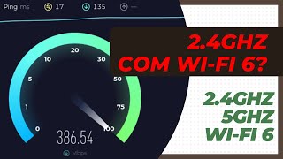 Teste de Velocidade WiFi 6 vs 5Ghz vs 2 4Ghz [upl. by Raymund]