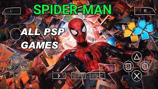 All SpiderMan Games for PPSSPP EMULATOR [upl. by Layman87]